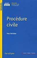 Image du vendeur pour Procdure Civile 2007-2008 mis en vente par RECYCLIVRE