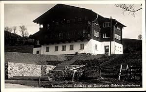 Ansichtskarte / Postkarte Goldegg in Salzburg, Erholungsheim der Salzburger Gebietskrankenkasse