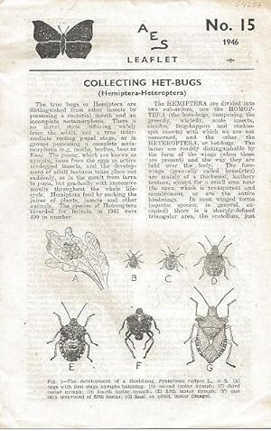 Collecting Het-Bugs (Hemiptera-Heteroptera). Amateur Entomologists Society Leaflet No.15.
