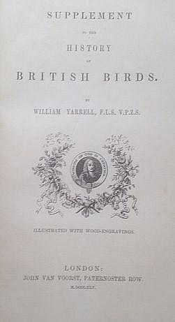Image du vendeur pour Supplement to the History of British Birds [&] Second Supplement to the History of British Birds. mis en vente par C. Arden (Bookseller) ABA