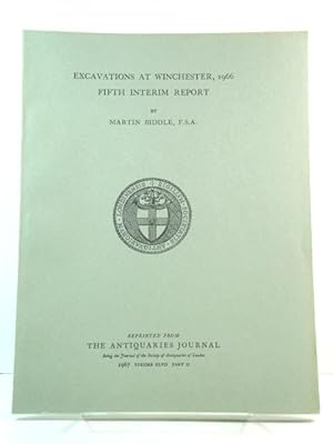 Bild des Verkufers fr Excavations at Winchester, 1966: Fifth Interim Report zum Verkauf von PsychoBabel & Skoob Books