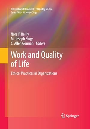 Seller image for Work and Quality of Life : Ethical Practices in Organizations for sale by AHA-BUCH GmbH