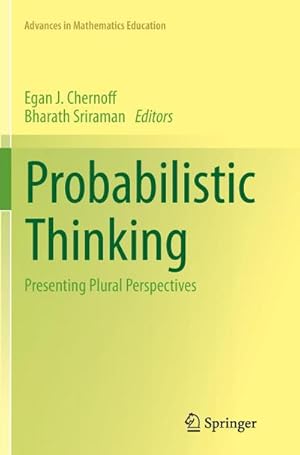 Bild des Verkufers fr Probabilistic Thinking : Presenting Plural Perspectives zum Verkauf von AHA-BUCH GmbH