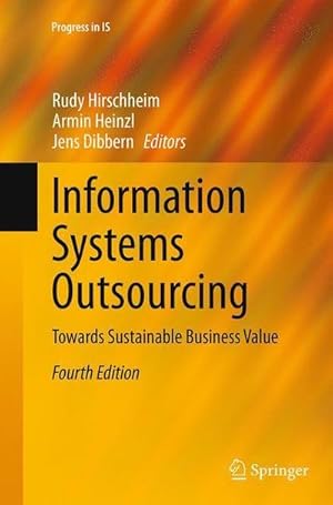 Imagen del vendedor de Information Systems Outsourcing : Towards Sustainable Business Value a la venta por AHA-BUCH GmbH