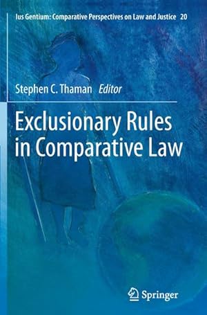 Imagen del vendedor de Exclusionary Rules in Comparative Law a la venta por AHA-BUCH GmbH