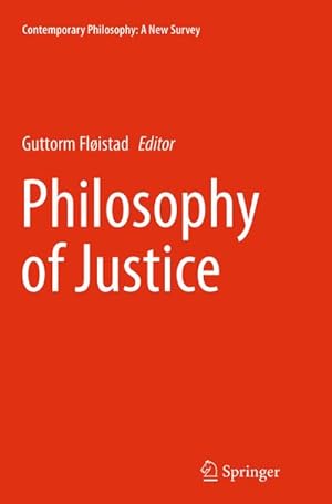 Bild des Verkufers fr Philosophy of Justice zum Verkauf von AHA-BUCH GmbH