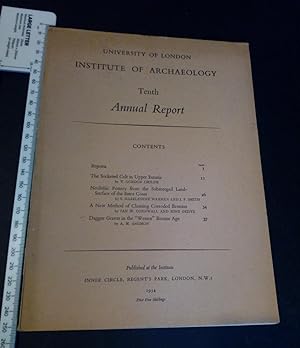 Immagine del venditore per University of London Instituteof Archaeology 10TH Annual Report 1954 venduto da Eurobooks Ltd