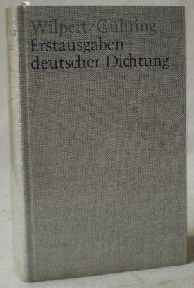 Erstausgaben Deutscher Dichtung. Eine Bibliographie zur Deutschen Literatur 1600-1960.