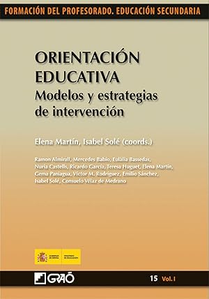 Seller image for Orientacin educativa. Modelos y estrategias de intervencin for sale by Imosver