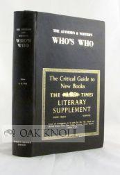 Imagen del vendedor de AUTHOR'S AND WRITER'S WHO'S WHO.|THE a la venta por Oak Knoll Books, ABAA, ILAB