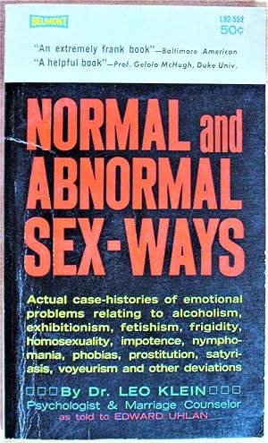 Seller image for Normal and Abnormal Sex-Ways for sale by Ken Jackson