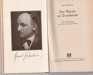 Der Glaube an Deutschland Ein Kriegserleben von Verdun bis zum Umsturz.