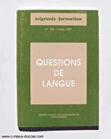 Image du vendeur pour Questions De Langue mis en vente par RECYCLIVRE