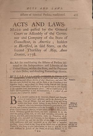 Acts and Laws, Made and Passed by the General Court or Assembly of the Governor and Company of th...