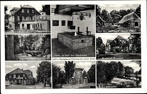 Seller image for Ansichtskarte / Postkarte Bad Fallingbostel Lneburger Heide, Kurheim Neupert, Filter' s Hotel, Lns Denkmal for sale by akpool GmbH