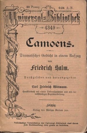 Camoens Dramatisches Gedicht in einem Aufzug Reclams-Universalbibliothek Nr. 4349