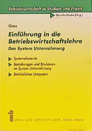 Seller image for Einfhrung in die Betriebswirtschaftslehre for sale by Gerald Wollermann
