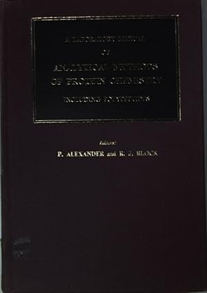 Imagen del vendedor de Determination of the Size and Shape of Protein Molecules. A laboratory manual of analytical methods of protein chemistry (including polypeptides) Vol. 3; a la venta por books4less (Versandantiquariat Petra Gros GmbH & Co. KG)