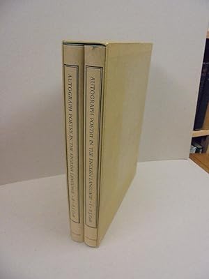 Image du vendeur pour Autograph Poetry in the English Language: Facsimiles of original manuscripts from the Fourteenth to the Twentieth Century mis en vente par Kerr & Sons Booksellers ABA