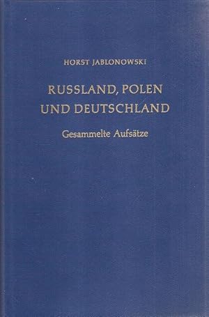 Bild des Verkufers fr Russland, Polen und Deutschland. Gesammelte Aufstze. zum Verkauf von Brbel Hoffmann