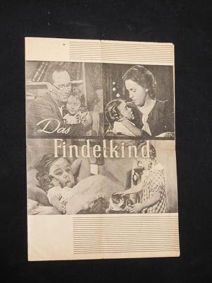 Programmzettel DAS FINDELKIND (Mosfilm 1939). Regie: Tatjana Lukaschewitsch. Mit Veronika Lebedew...