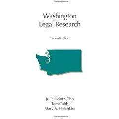 Image du vendeur pour Washington Legal Research mis en vente par BarristerBooks