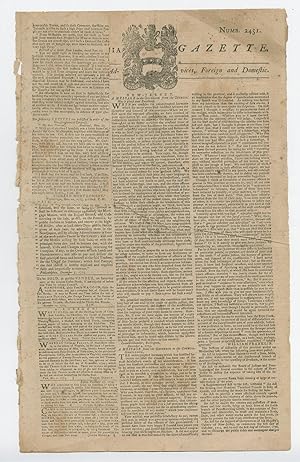 Congress Responds to King George IIIs Proclamation that the Colonies are in Rebellion