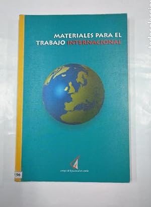 MATERIALES PARA EL TRABAJO INTERNACIONAL. CONSEJO DE LA JUVENTUD DE ESPAÑA. TDK337