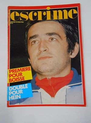 REVISTA DE ESGRIMA EN FRANCES. ESCRIME. JANVIER 1984. PREMIERE POUR BOISSE. TDKR33