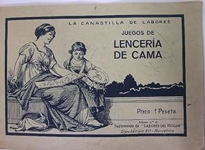 LA CANASTILLA DE LABORES Nº 41. JUEGOS DE LENCERIA DE CAMA. SUPLEMENTO LABORS DEL HOGAR. TDKP12