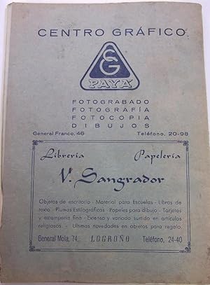 LIBRO DE LA ASOCIACION DE EXALUMNOS DEL COLEGIO SAN JOSE MARISTAS DE LOGROÑO. 1946. TDKP12