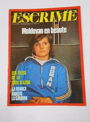 REVISTA DE ESGRIMA EN FRANCES. ESCRIME. MAI 1978. MOLDOVAN EN BEAUTE. TDKR33