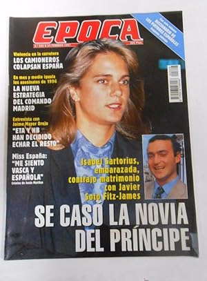 REVISTA EPOCA Nº 626 24 DE FEBRERO DE 1997. ISABEL SARTORIUS EMBARAZADA. TDKR6