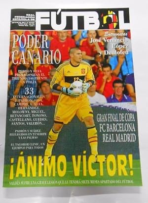 REVISTA REAL FEDERACION ESPAÑOLA DE FUTBOL Nº 175. MARZO 2014. ANIMO VICTOR VALDES. TDKR10