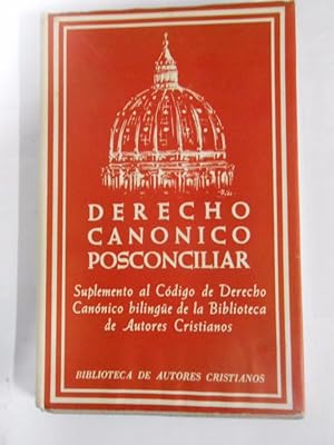 Imagen del vendedor de DERECHO CANONICO POSCONCILIAR BIBLIOTECA DE AUTORES CRISTIANOS. TDK56 a la venta por TraperaDeKlaus