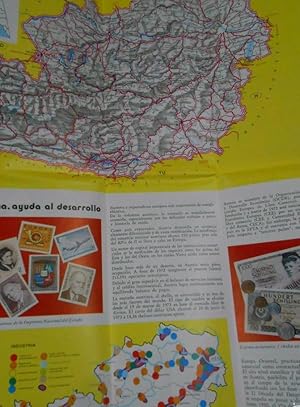 MAPA DE AUSTRIA. 1972. TDKP7
