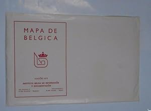 MAPA DE BELGICA DE 1973. TDKP7