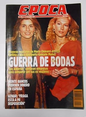 REVISTA EPOCA. Nº 346. 14 OCTUBRE 1991. GUERRA DE BODAS. TDKR15