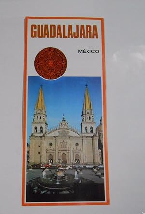 FOLLETO TURISTICO DE GUADALAJARA. MEXICO. AÑOS 70. TDKP7