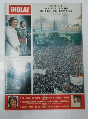 REVISTA HOLA Nº 1650. 10 DE ABRIL 1976. LOS REYES DE ESPAÑA EN SEVILLA. TDKR22