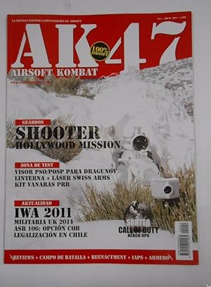 REVISTA AK-47 AIRSOFT KOMBAT. Nº 9. AÑO II. 2011. SHOOTER HOLLYWOOD MISSION. TDKR16