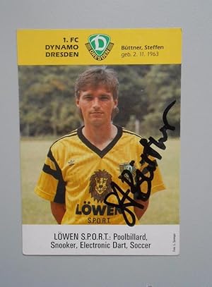 FOTO POSTAL JUGADOR F.C. DYNAMO DRESDEN. BUTTNER STEFFEN. FIRMADA. TDKP5