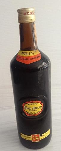 Antigua botella - aperitiff - tipico mallorquin - destilerias morey