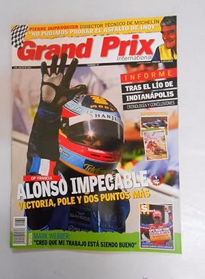 REVISTA GRAND PRIX INTERNATIONAL FORMULA 1 Nº 34. JULIO 2005. GP FRANCIA. ALONSO IMPECABLE TDKR3