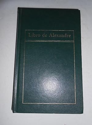 LIBRO DE ALEXANDRE. COL HISTORIA LITERATURA ESPAÑOLA. ORBIS. TDK169