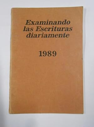 EXAMINANDO LAS ESCRITURAS DIARIAS 1989. TDK264