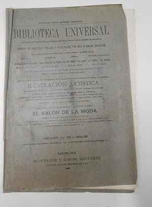 BIBLIOTECA UNIVERSAL ILUSTRACION ARTISTICA. CUADERNO Nº 262. MONTANER Y SIMON EDITORES. 1886. TDKPR1