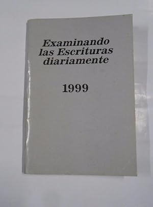 EXAMINANDO LAS ESCRITURAS DIARIAS 1999. TDK264