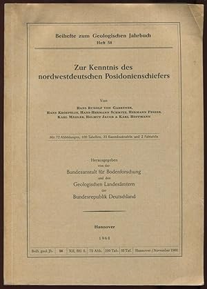 Seller image for Zur Kenntnis des nordwestdeutschen Posidonienschiefers. Mit 72 Abbildungen, 100 Tabellen, 33 Kusntdrucktafeln und 2 Falttafeln [= Beihefte zum Geologischen Jahrbuch; Heft 58] for sale by Antikvariat Valentinska