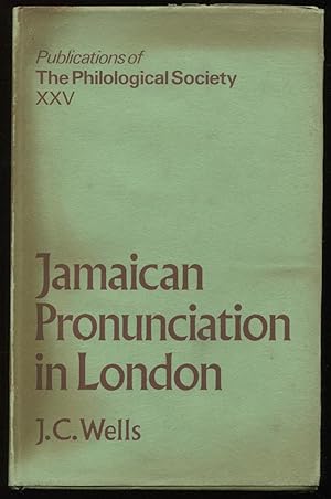 Bild des Verkufers fr Jamaican Pronunciation in London [= Publications of the Philological Society; XXV] zum Verkauf von Antikvariat Valentinska